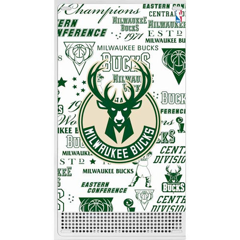 NBA Milwaukee Bucks Historic Blast New Xbox Series S Console Skin